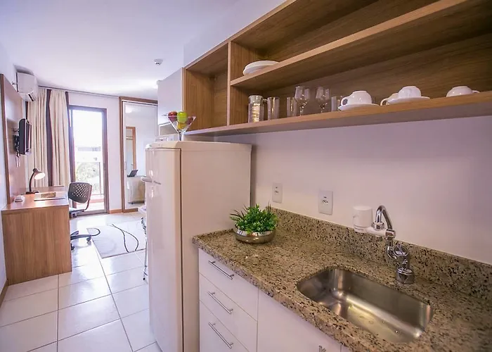 Flat Life Resort com serviço diário de limpeza